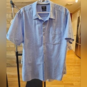 Hurley - Men's One And Only Stretch Short Sleeve Buttondown Shirt - XL